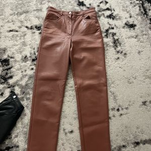 Wilfred Melina leather pants